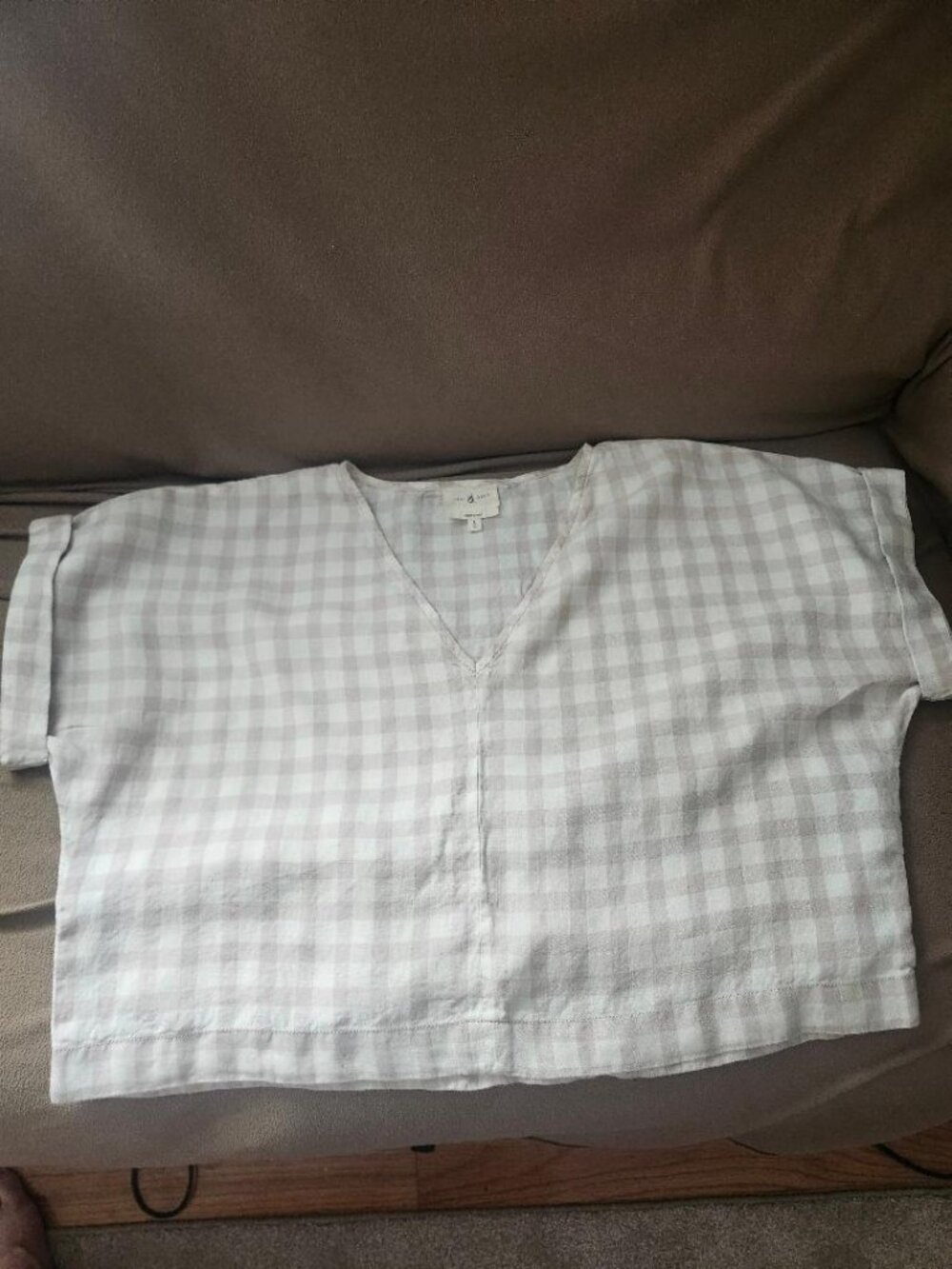 Lou & Gray by LOFT Linen Top Size L - Picture 1 of 3